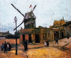 Le Moulin De La Galette 1 by Vincent van Gogh