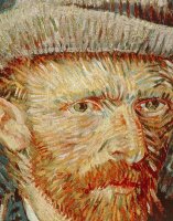 Self-portrait With Hat by Vincent van Gogh