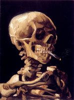 Skull with a Burning Cigarette Ii by Vincent van Gogh