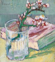 Still Life A Flowering Almond Branch by Vincent van Gogh