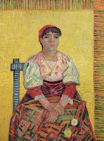 The Italian Agostina Segatori by Vincent van Gogh