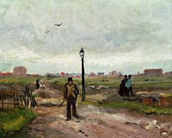 The Outskirts Of Paris by Vincent van Gogh