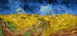 Wheatfield with Crows Wiki by Vincent van Gogh