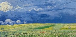 Wheatfields under Thunderclouds by Vincent van Gogh