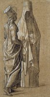 Two Standing Women, One in Mamluk Dress by Vittore Carpaccio