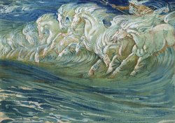 The Horses of Neptune by Walter Crane