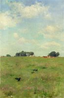 Field with Trees and Sky by Walter Frederick Osborne