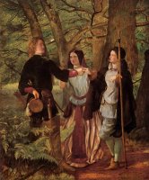 A Scene From As You Like It by Walter Howell Deverell