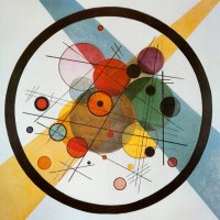 Circles in a Circle by Wassily Kandinsky