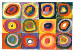 Farbstudie Quadrate by Wassily Kandinsky