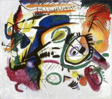 Fragment I for Composition VII (center) by Wassily Kandinsky