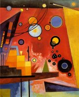 Heavy Red by Wassily Kandinsky