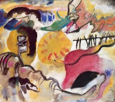 Improvisation No 27 The Garden of Love C 1912 by Wassily Kandinsky