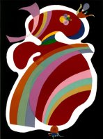 La Forme Rouge 1938 by Wassily Kandinsky