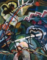 Sketch I for 'painting with White Border (moscow)' by Wassily Kandinsky
