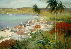 Havana Harbor by Willard Leroy Metcalf