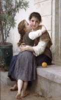 A Little Coaxing (1890) by William Adolphe Bouguereau