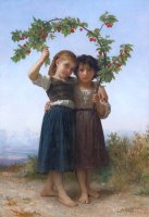 La Branche De Cerisier (the Cherry Branch) by William Adolphe Bouguereau