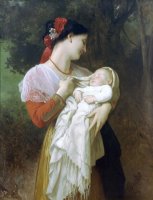 Maternal Admiration by William Adolphe Bouguereau