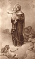 Our Lady of The Angels by William Adolphe Bouguereau