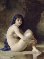 Seated Nude (1884) by William Adolphe Bouguereau