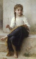 Sewing by William Adolphe Bouguereau