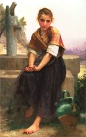 The Broken Pitcher by William Adolphe Bouguereau