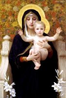 The Virgin of The Lilies by William Adolphe Bouguereau