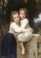 Two Sisters by William Adolphe Bouguereau