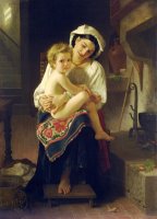 Up You Go by William Adolphe Bouguereau