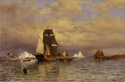 Looking Out of Battle Harbor by William Bradford