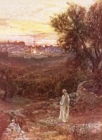 Jesus on the mount of Olives by William Brassey Hole