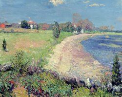 Curving Beach by William James Glackens
