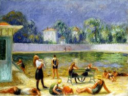Outdoor Swimming Pool by William James Glackens