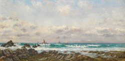 Boats at Sea by William Lionel Wyllie
