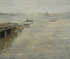 A Gray Day by William Merritt Chase