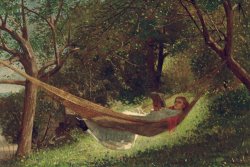 Girl in the Hammock by Winslow Homer
