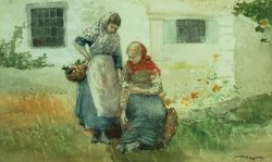 Picking Flowers by Winslow Homer