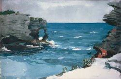 Rocky Shore, Bermuda by Winslow Homer
