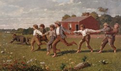 Snap The Whip by Winslow Homer