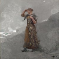 The Fisher Girl by Winslow Homer