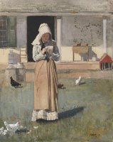 The Sick Chicken by Winslow Homer
