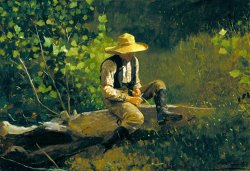 The Whittling Boy by Winslow Homer