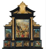 The Altarpiece of The Exaltation of The True Cross by Adam Elsheimer