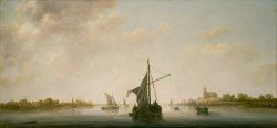 A View of The Maas at Dordrecht by Aelbert Cuyp