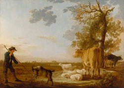 Landscape with Cattle by Aelbert Cuyp