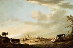 Landscape with Cattle And Figures by Aelbert Cuyp