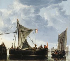 The Passage Boat by Aelbert Cuyp