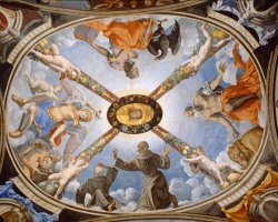 Ceiling of The Chapel of Eleonora of Toledo by Agnolo Bronzino