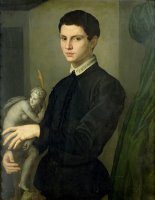 Portrait of a Sculptor, Possibly Baccio Bandinelli (1493 1560) by Agnolo Bronzino